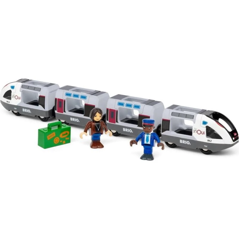 BRIO World Train TGV INOUI SNCF - Circuit en bois