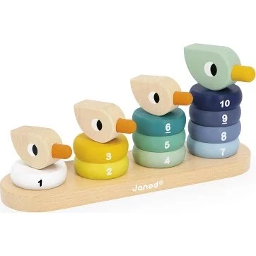 Janod Empilable Duck Family - 14 Pièces