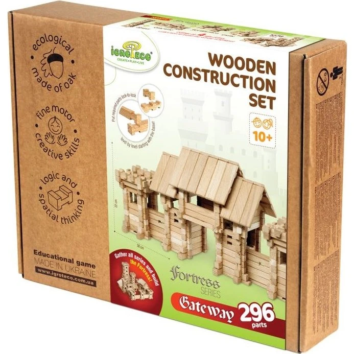 Igroteco Porte Fortifiée 296 pièces en bois