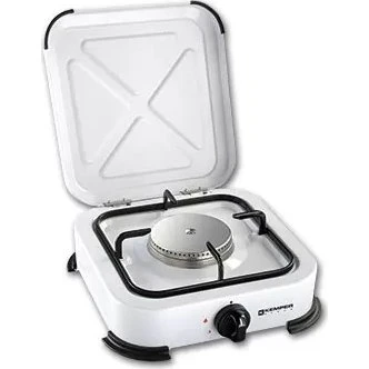 Kemper Réchaud Gaz Portable 1 Feu 1300W Blanc