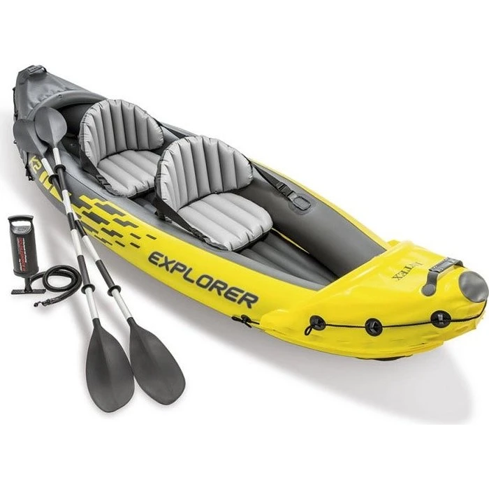 Intex Explorer K2 Kayak Gonflable 2 Places Jaune/Bleu