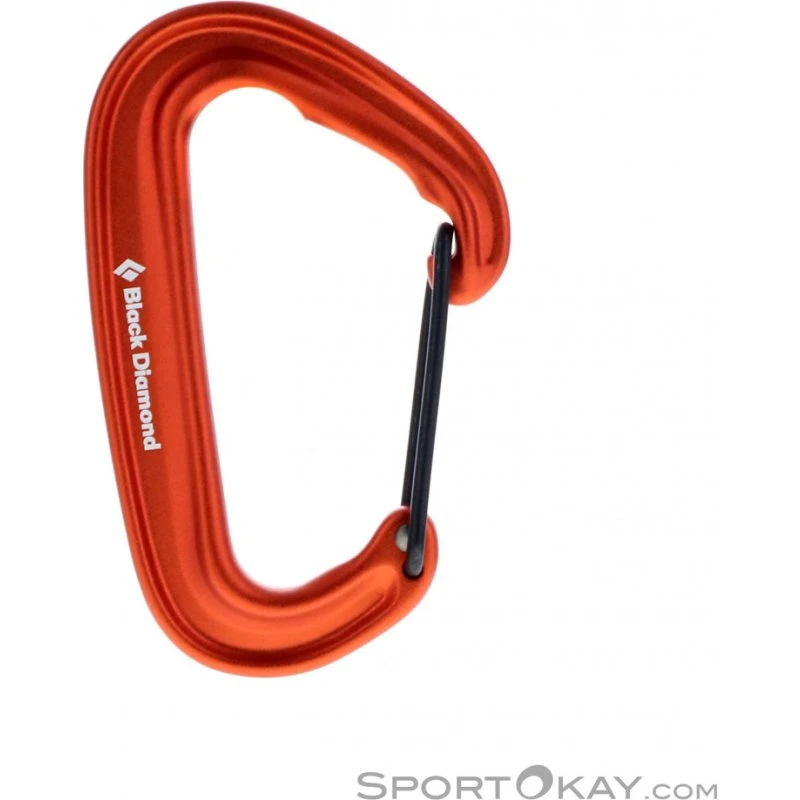 Black Diamond MiniWire Carabiner Orange
