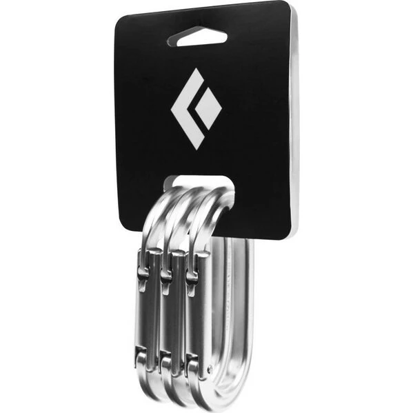 Black Diamond Oval Keylock 3 pièces