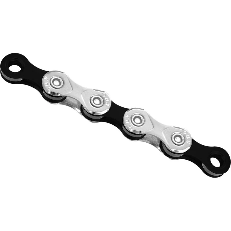 KMC X10 Chaines 122 Maillons 10V Argent/Noir