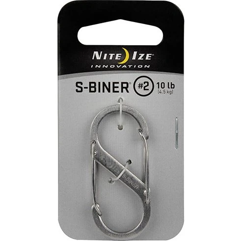 NITE IZE Mousqueton S-Biner 2 Inox 5cm