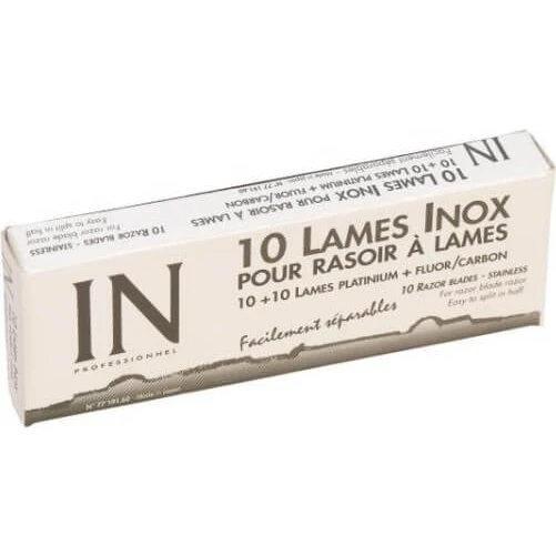 Sibel IN Inox - 10 Lames de Rasoir Double