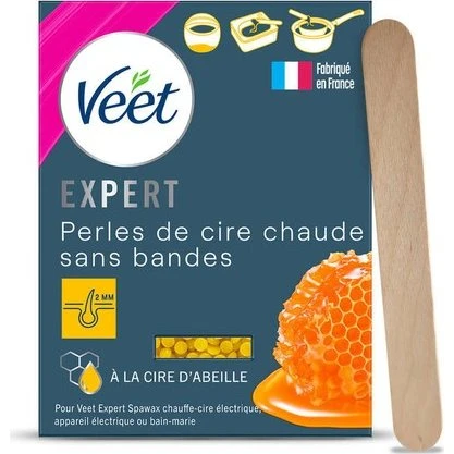 Veet Perles de Cire Chaude à la Cire d'Abeille 230g