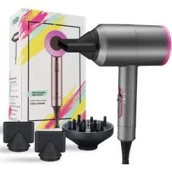 INF Sèche-cheveux 2000W 5 vitesses avec diffuseur et concentrateur