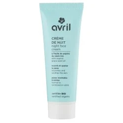 Avril Crème de Nuit Bio Peaux Normales & Mixtes
