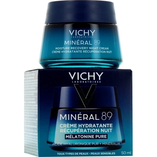 Vichy Minéral 89 Crème Hydratante Récupération Nuit 50ml