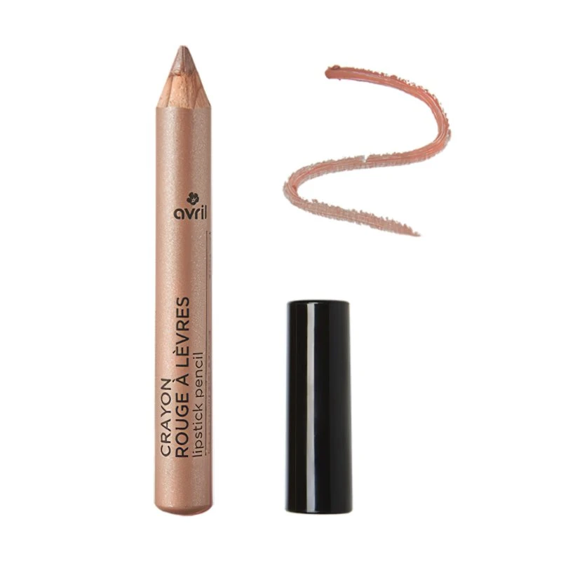 Avril Crayon Jumbo Rouge à Lèvres Bio - Sablé Rose Nacré