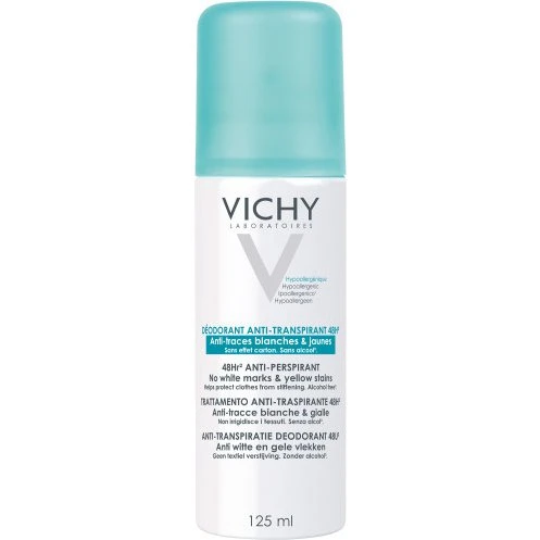 Vichy Déodorant Anti-Transpirant 48h Anti-Traces Spray 125ml