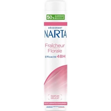 Narta Déodorant Fraîcheur Florale 48H 200 ml