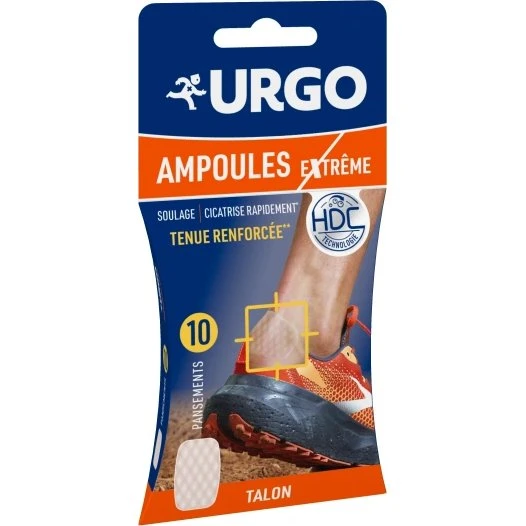 Urgo Ampoules Extrême 10 Pansements 6,8 x 4,2 cm