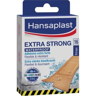 Hansaplast Extra Strong Waterproof 16 bandages