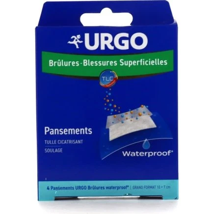 URGO Brûlure Waterproof 5x7cm x6 pansements