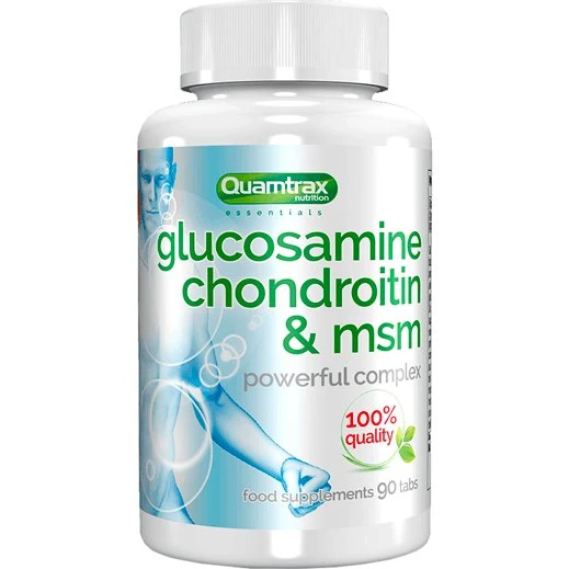 Quamtrax Natural Glucosamine Chondroïtine MSM 90 comprimés