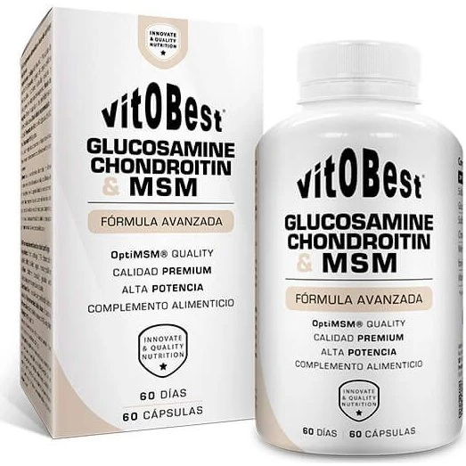 Vitobest Glucosamine Chondroïtine MSM 60 capsules