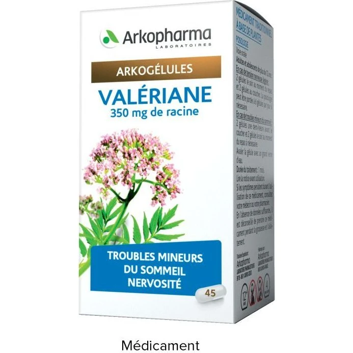 Arkopharma Arkogélules Valériane 45 gélules
