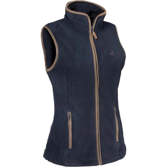 Percussion Gilet Polaire Sans Manches Scotland Femme Marine