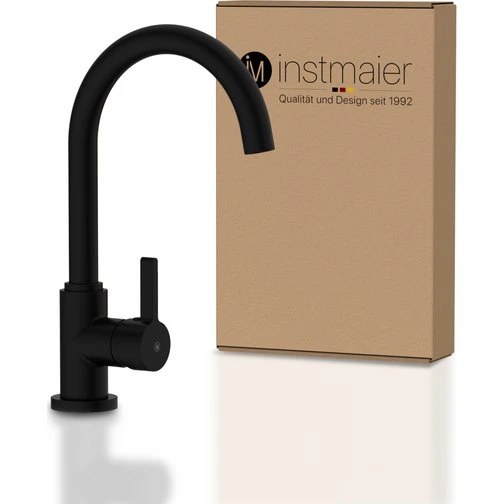 Instmaier LEONA Robinet Cuisine Noir Mat