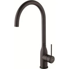 Mamoli 73850000000K - Robinet cuisine noir mat pivotant