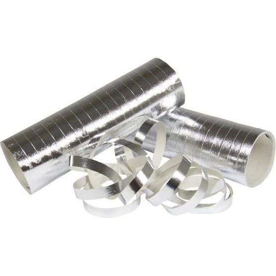 Royal Party Serpentins Argent Métallique 3x4m