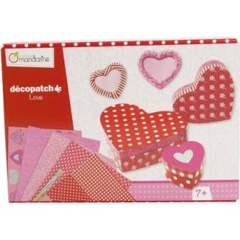 Décopatch Kit Amour Boîte Créative