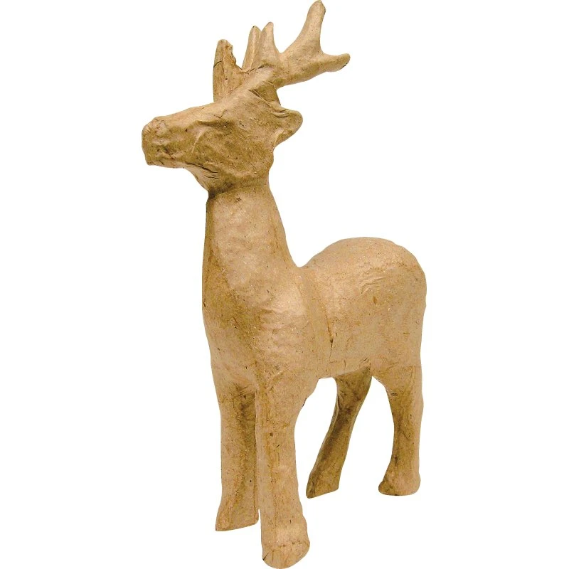 Décopatch Renne en papier mâché 15 cm