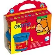 Giotto Be-Bè Set 4 pots gouache au doigt 150 ml