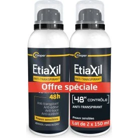 Etiaxil Homme Anti-Transpirant Contrôle 48h — 2x150 ml