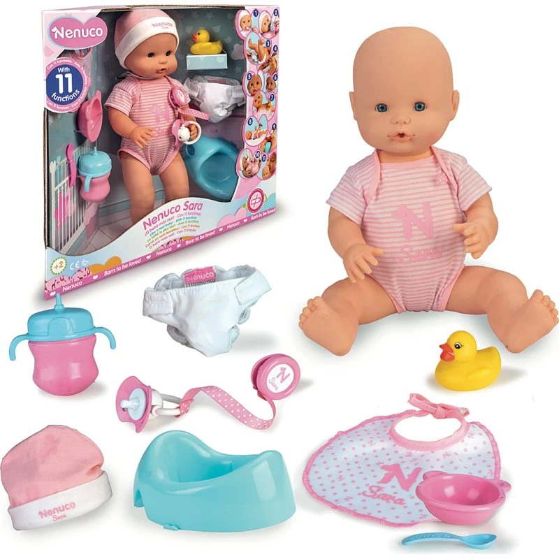 Nenuco Sara - Poupée Bébé Interactive 11 Fonctions