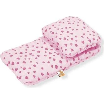 Pinolino Literie pour poussette Herzchen rose 2 pièces