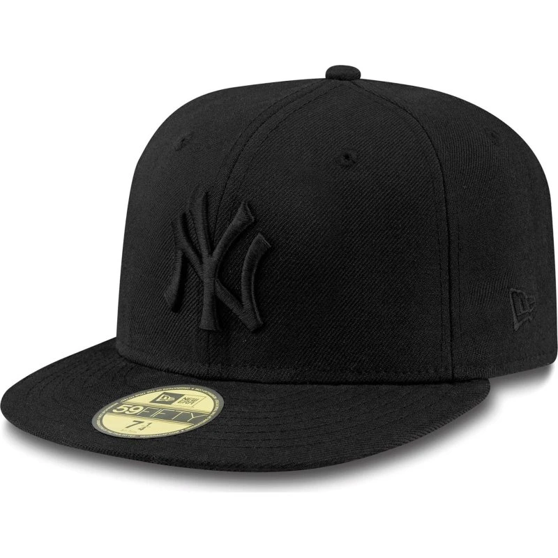 New Era 59FIFTY Yankees Noir sur Noir