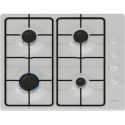 Bosch PBP6B2K80 Table de cuisson gaz 60 cm blanc