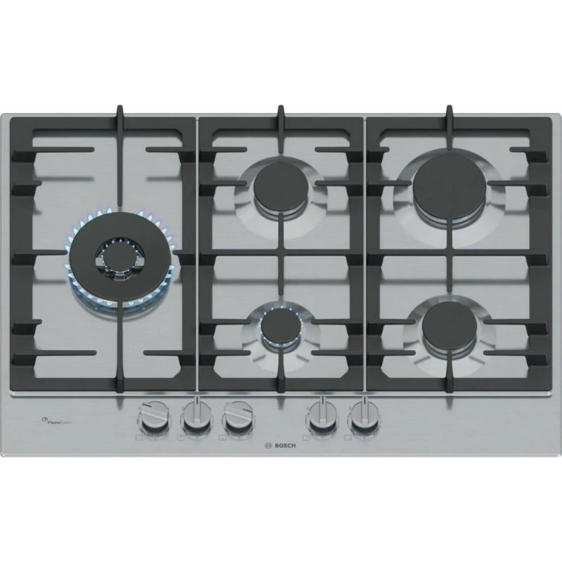 Bosch PCS7A5I90 Plaque à Gaz 75 cm Inox
