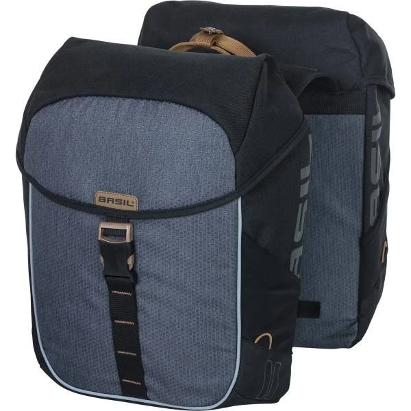 Basil Miles Double Sac 34L Noir