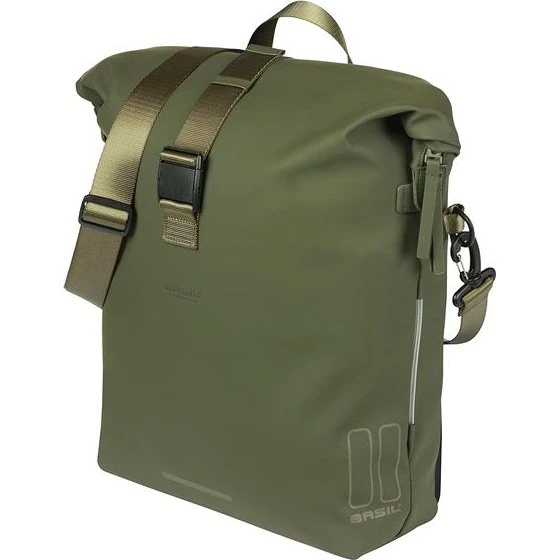 Basil SoHo MIK Studs Vert 17L - Sac à bandoulière spacieux