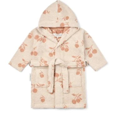 Liewood Liliana Peignoir Coton Éponge Biologique Peach/Sea Shell