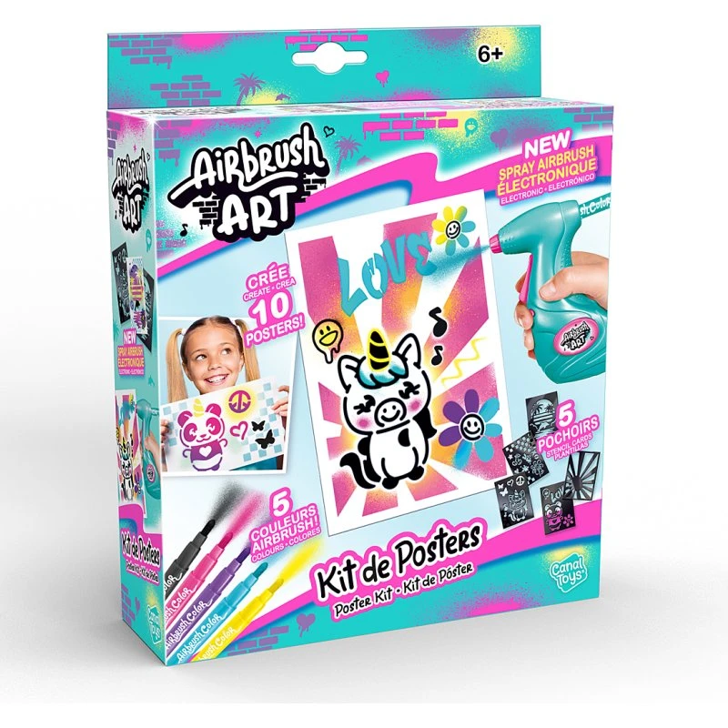 Canal Toys - Airbrush Art - Kit Posters