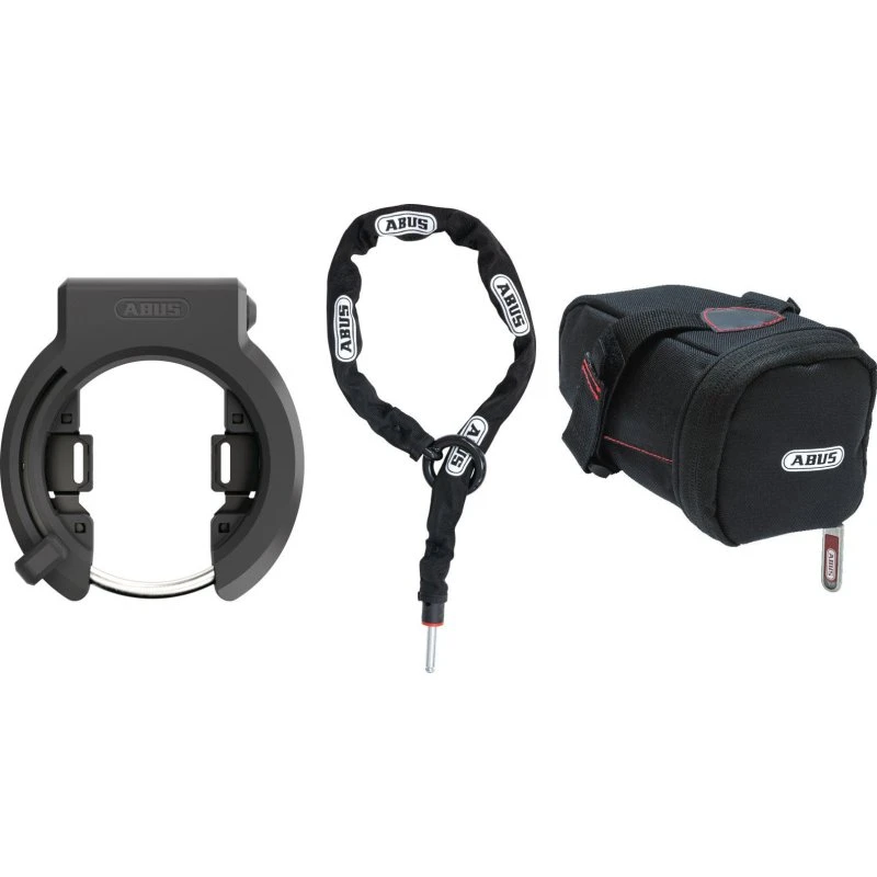 ABUS 6950M Granit XPlus - Antivol cadre + chaîne + sacoche