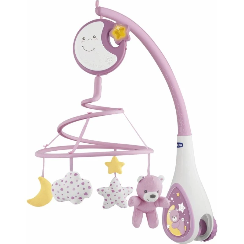 Chicco Next2Dreams Mobile 3en1 Rose 0 mois+