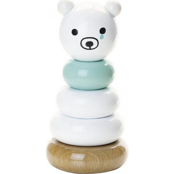 Vilac Sora Bear Shinzi Katoh - Empilable en bois blanc