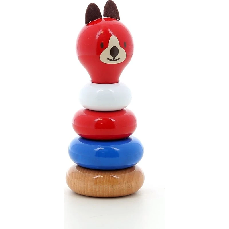 Vilac Lucien le chien - Empilable en bois massif