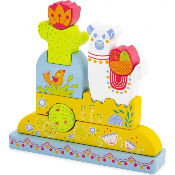 Ulysse Puzzle magnétique Lama en bois