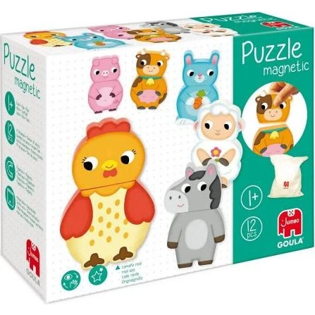 Goula - Puzzle magnétique Animaux de la ferme