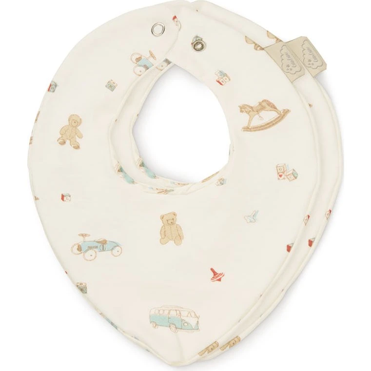 Cam Cam Copenhagen Bandana Bavoir 2-pack Vintage Toys
