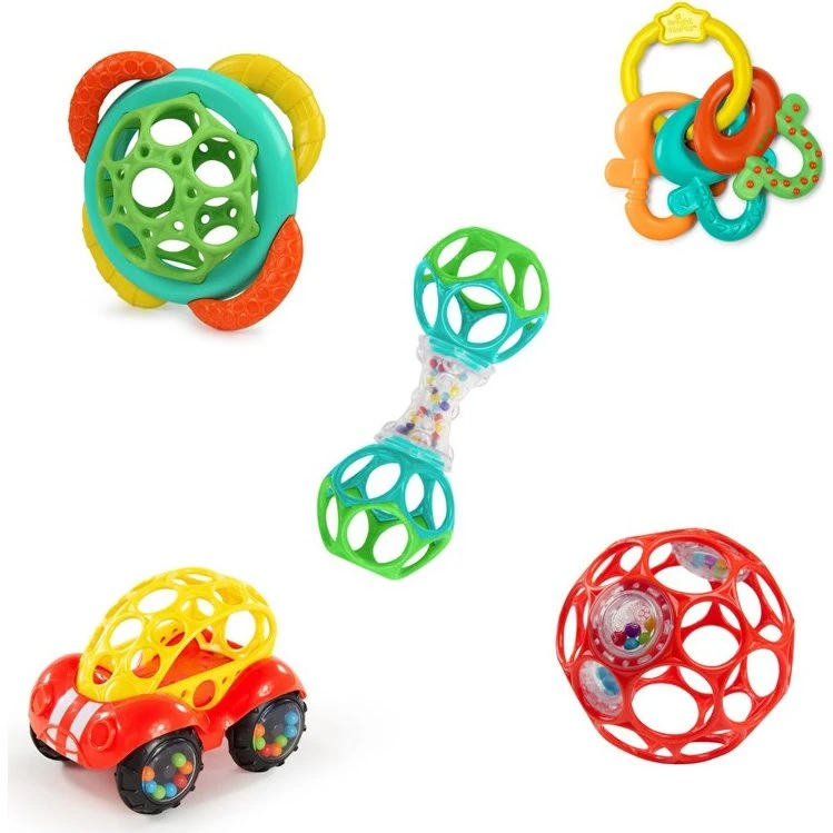 Oball Set de 5 Hochets d'Éveil