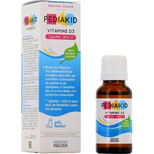 Pediakid Vitamine D3 200 UI 20ml