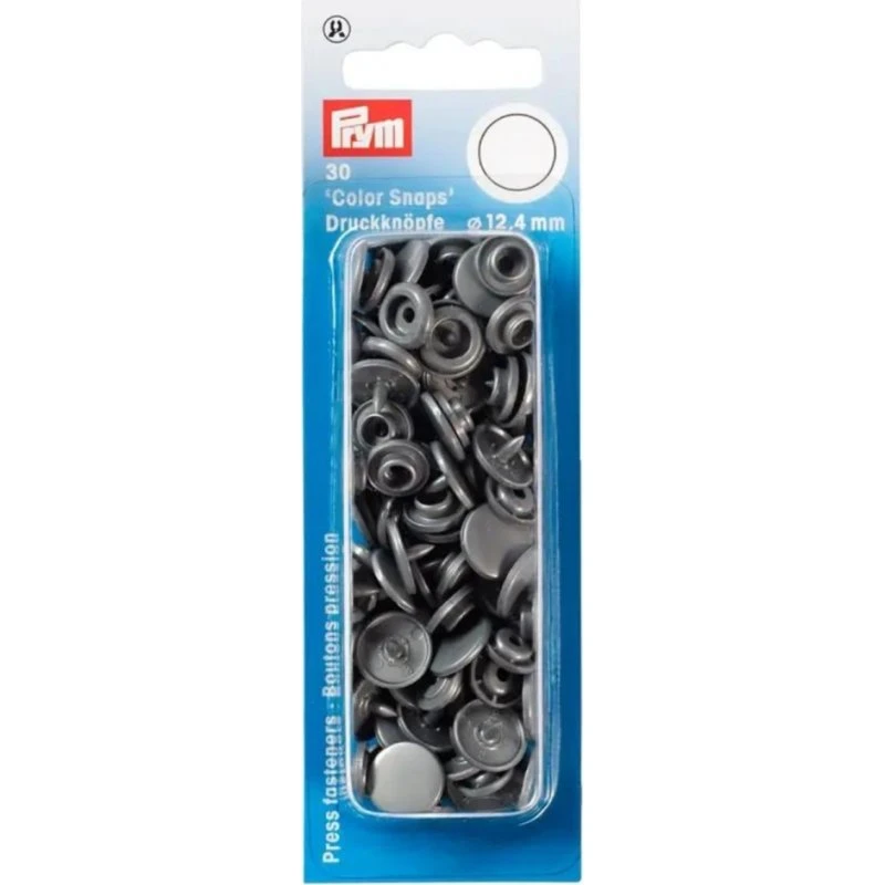 Prym Color Snaps Boutons-pression Ronds Turquoise 12,4mm